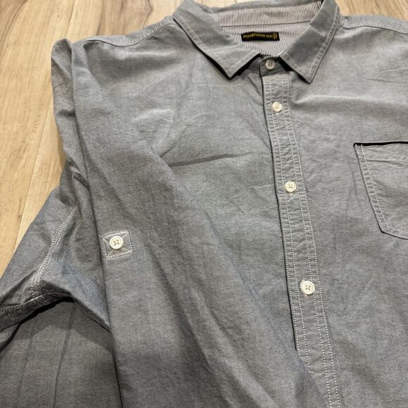 Ross&Freckle Other - Ross&Freckle Men's Long Sleeve Button Up Reversible Cuff Shirt Sz XXXL